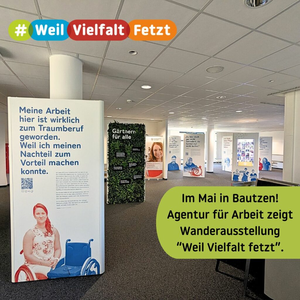 Wanderausstellung in Bautzen in der Agentur für Arbeit